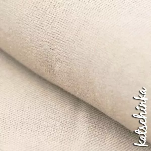 Babystrick | Baby Strickstoff | naturel beige 420 Baby Strickstoff 100% Baumwolle Feinstrick Baby Knit Strickstoff Meterware